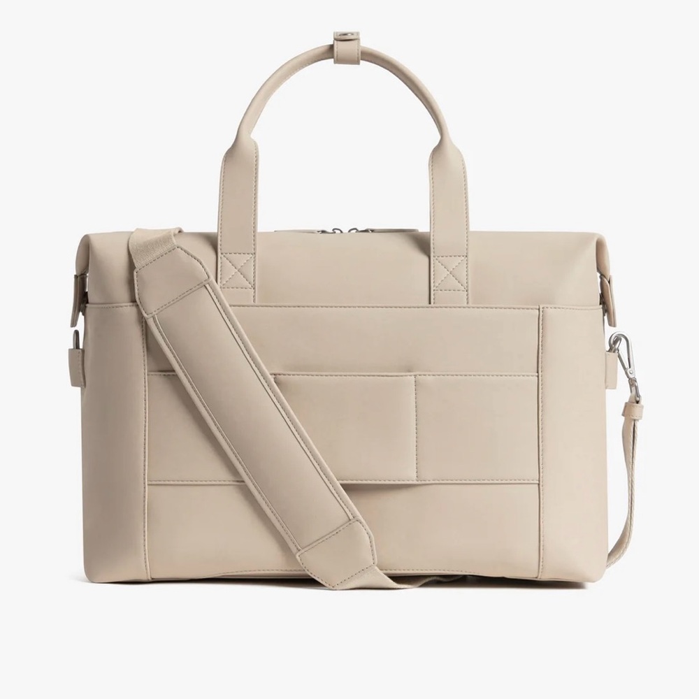 Ivory Leather Monos Metro Duffel - Picture 4 of 5
